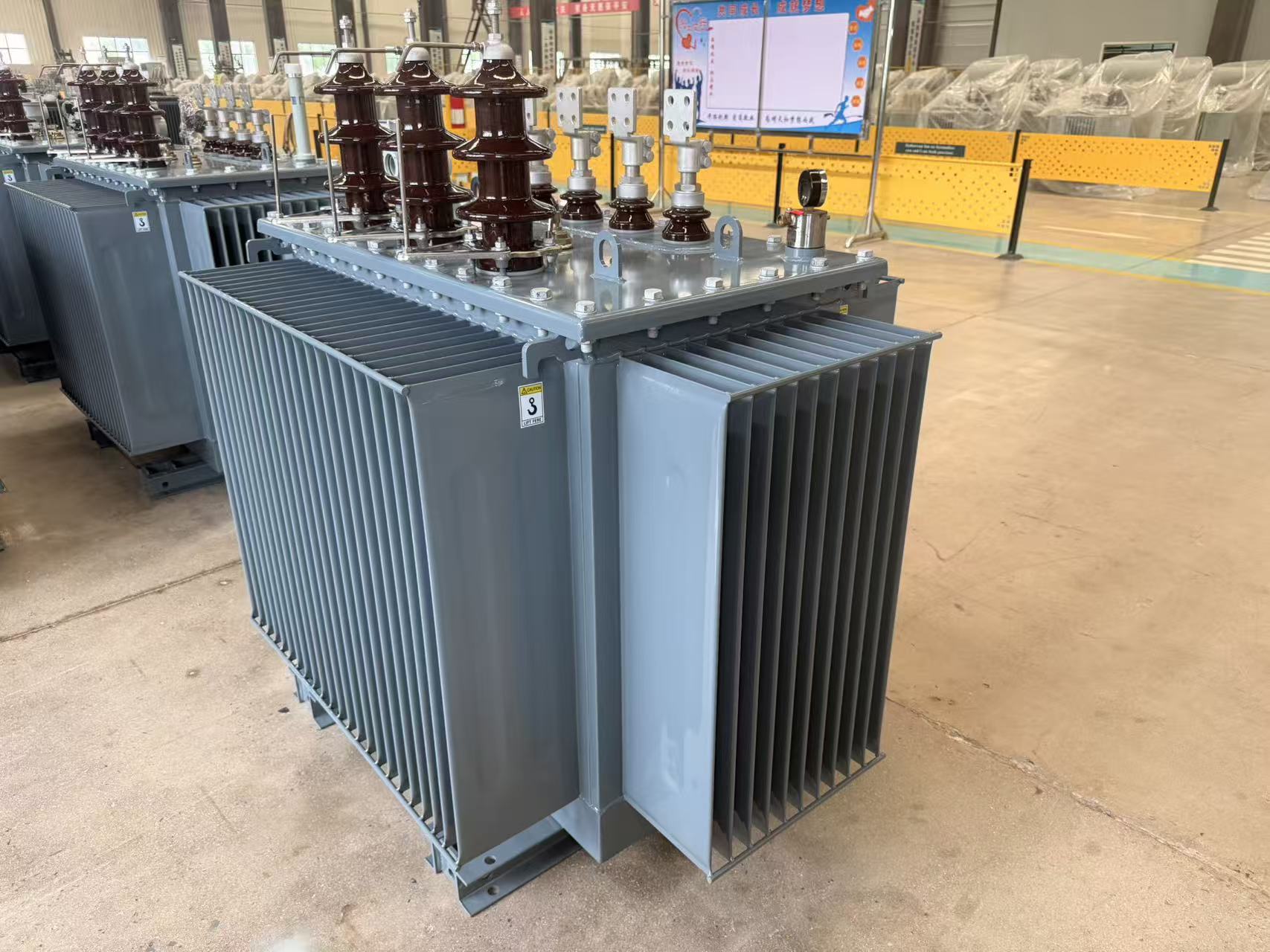 SYHF start productie van S-M-630kVA10(6)-0.4 olie-ondergedompelde transformatoren met strenge testprotocollen